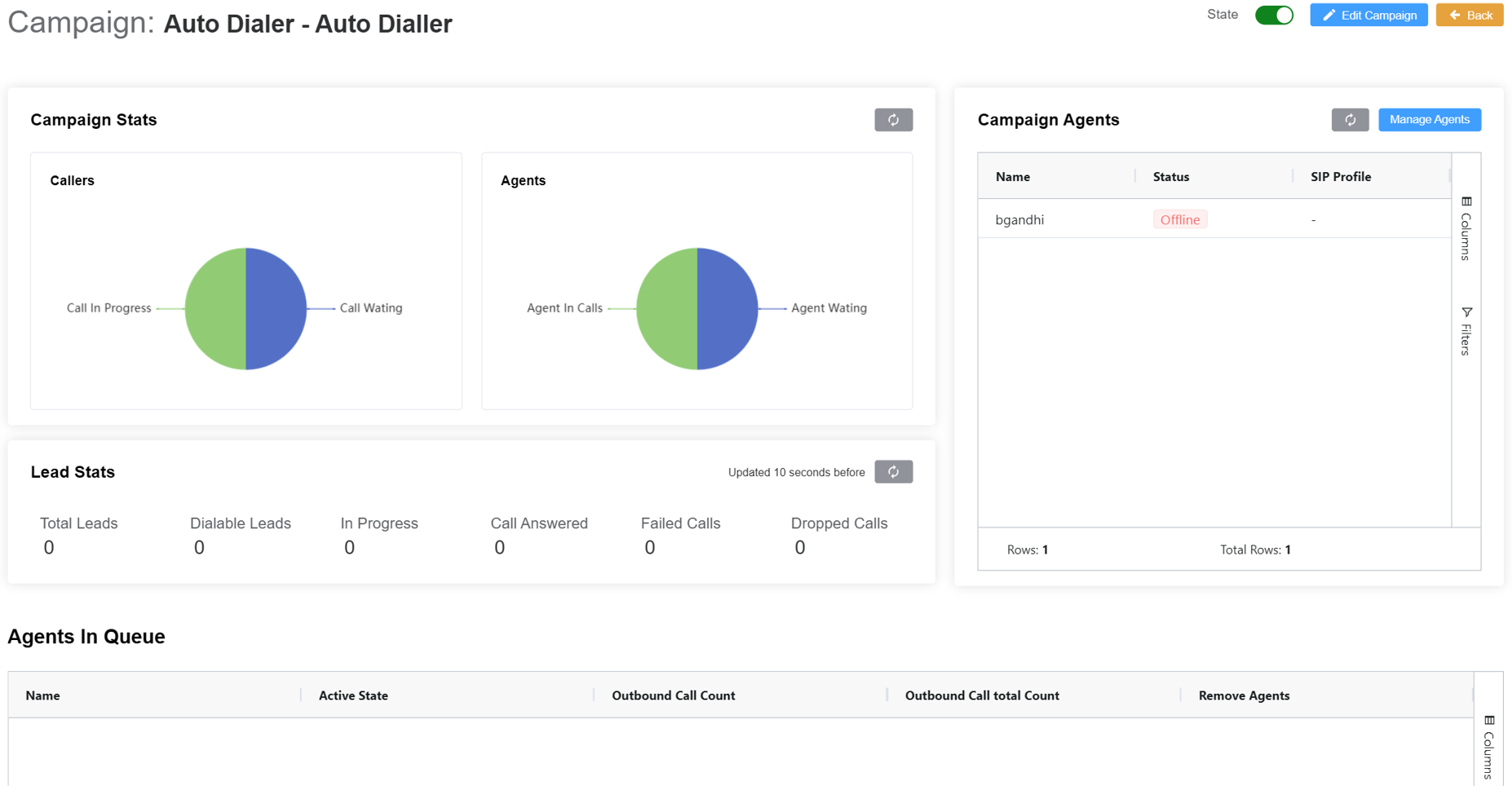 Preview Dialer Campaign Setup